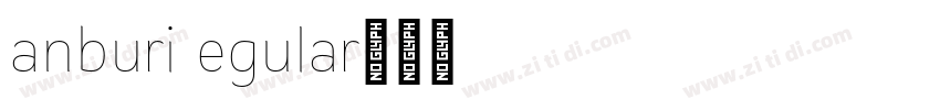 Banburi Regular字体转换 Banburi Regular字体转换